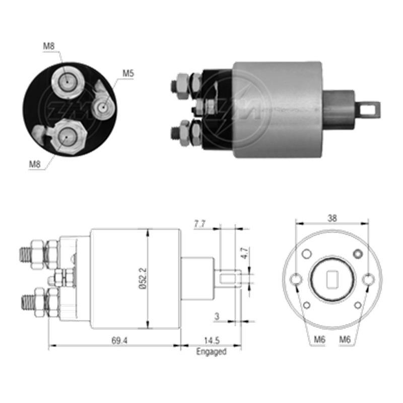 AUTOMATICO AGRALE ENCENDIDO INDIEL 12V