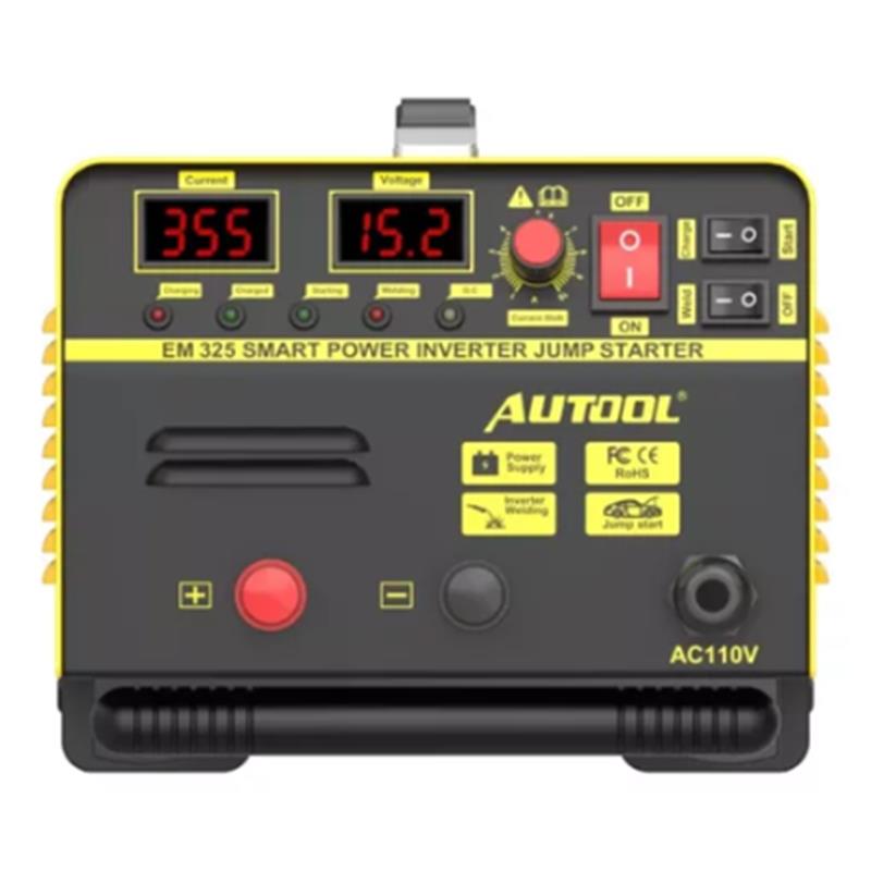 [EM325] CARGADOR DE BATERIAS 3 EN 1 AUTOMATICO DE CARGA RAPIDA CON FUNCION DE CARGA ARRANQUE Y EQUIPO DE SOLDADURA