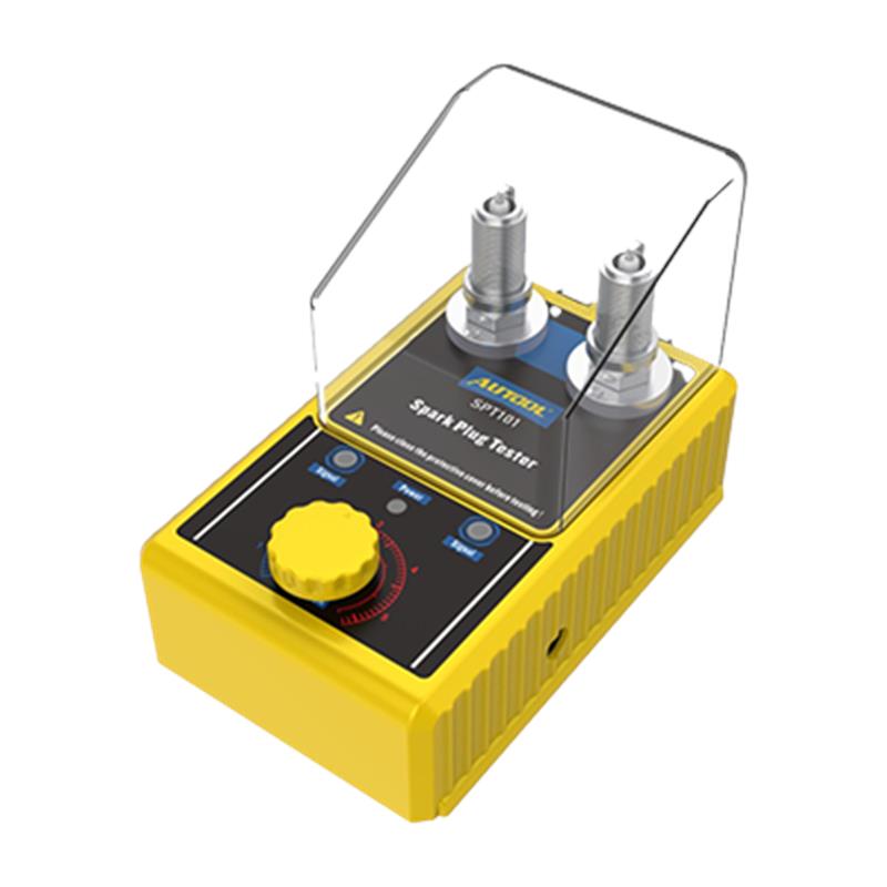 PROBADOR DE BUJÍAS SPT101 CON DETECTOR DE DOBLE ORIFICIO PARA MOTOCICLETA YVEHICULO