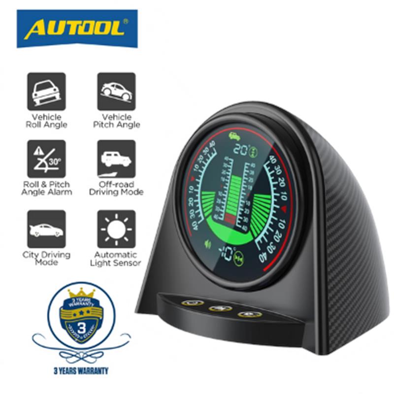 MEDIDOR DIGITAL DE INCLINACION Y BALANCEO DEL VEHICULO MEDIDA 3.3" X 2.9"