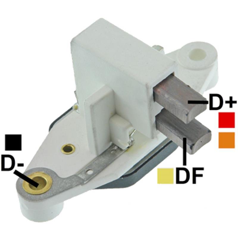 REGULADOR MB MERCEDES BENZ MV JOHN DEERE 12 90 CON ESCOBILLAS TIPO BOSCH (GA1277)