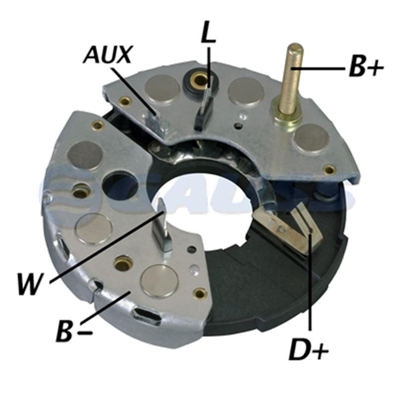 RECTIFICADOR VOLVO 70AMP 6X35A113MM(GA040) TIPO BOSCH