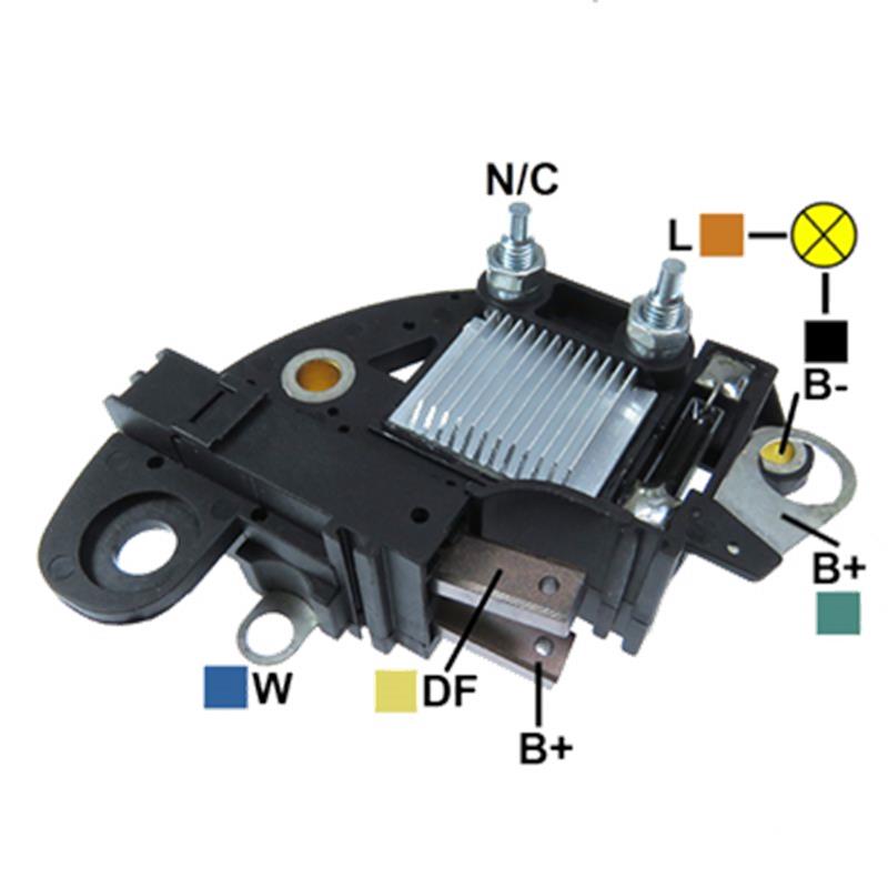 REGULADOR TOYOTA COROLLA 1.41.6 1999>2010 12 CON ESCOBILLAS TIPO MAGNETI MARELLI