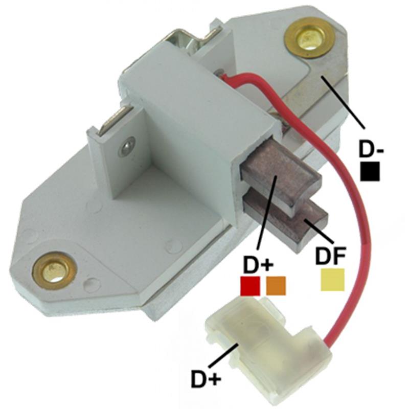 REGULADOR MAZDA 323 SEAT IBIZA 1 CABLE 12 CON ESCOBILLAS TIPO MAGNETI MARELLI