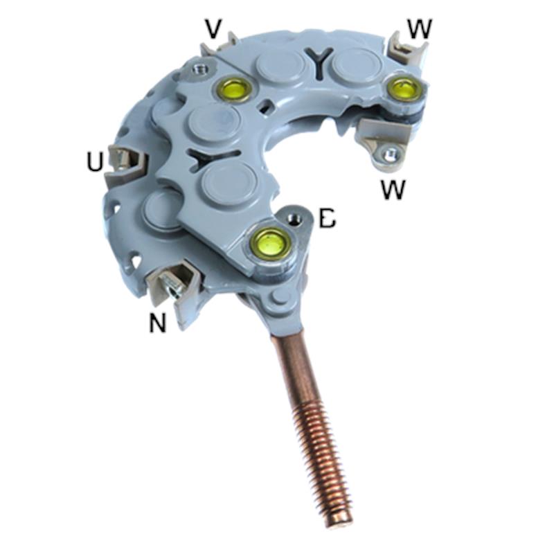 RECTIFICADOR JOHN DEERE 7200 7400 7210 7410 7510 081 AFM01 113.80MM 8DIODOS 50AMP M8X1.25 27357-50080 27357-74170 137874 021580-4110