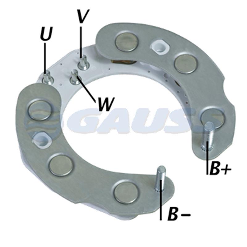 RECTIFICADOR FORD UNIVERSAL 120AMP 6X50A TIPO FORD