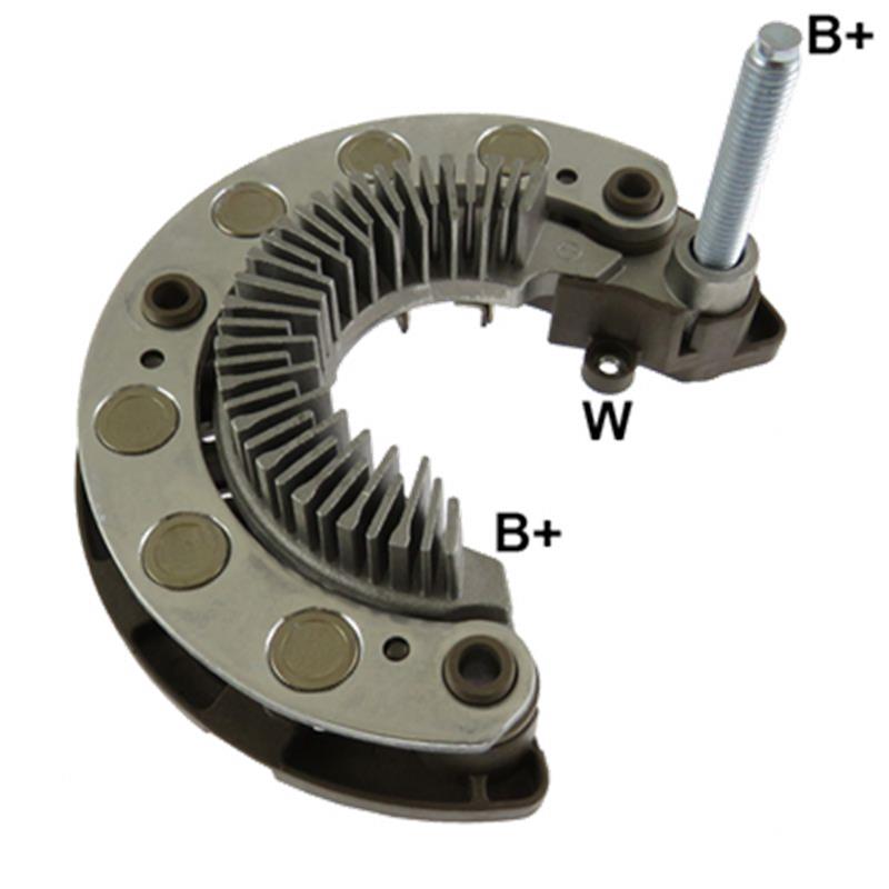 RECTIFICADOR DODGE JOURNEY 2.4 ECO 16V GASOLINA130AMP 12X35A M8X41MM AVALANCHE 128MM(GA769) TIPO MITSUBISHI