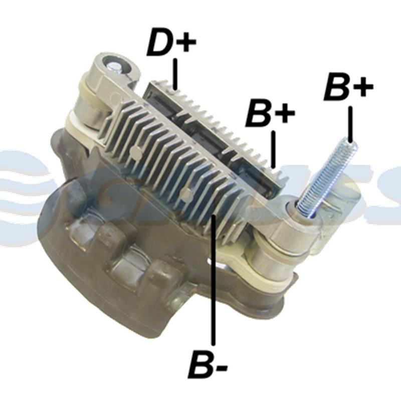 [IMR6542,RM-01HV] RECTIFICADOR MAZDA KIA 75AMP 6X35A65MM TIPO MITSUBISHI