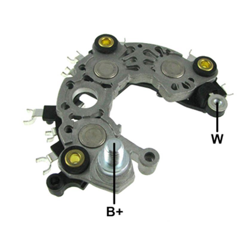 [F 000 BL1 002] RECTIFICADOR VW VOLKSWAGEN GOLF GOL 2008 85AMP 6X35A AVALANCHE 103MM(GA343 GA363) TIPO BOSCH