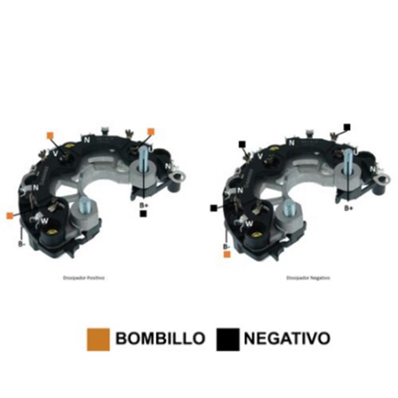 [85044021] RECTIFICADOR JOHN DEERE 3520-3522 TRACTORES 7630 7730 7830 7930 8130 8230 8330 TRIANGULAR 200AMP