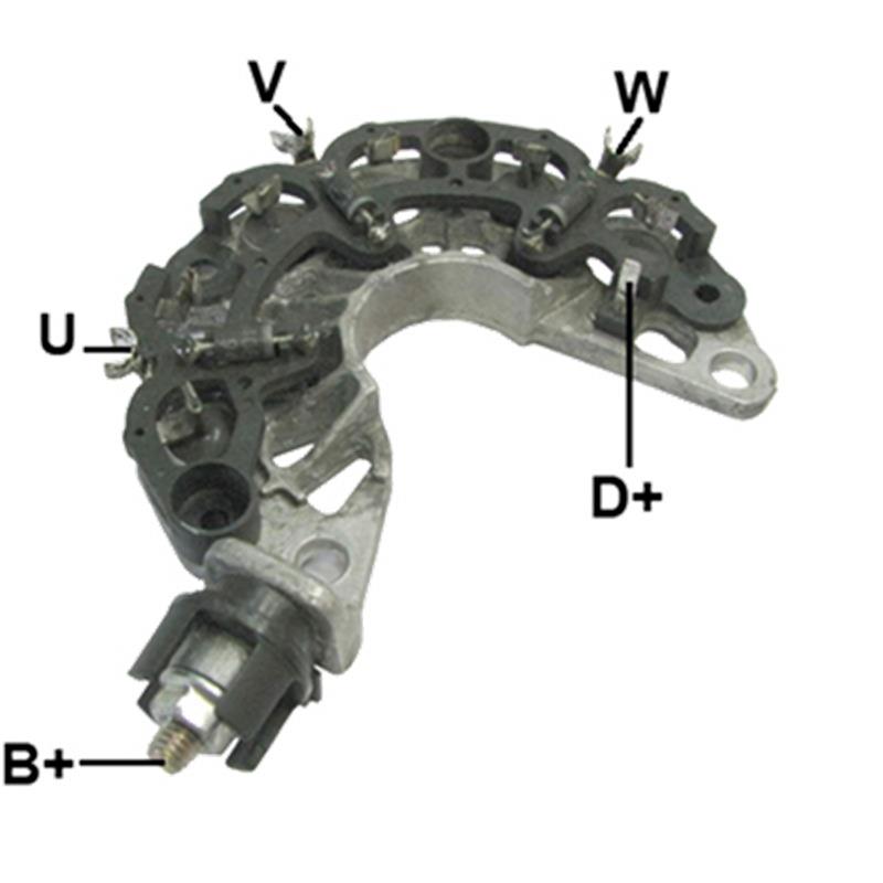 RECTIFICADOR CHERY QQ FACE 1.3 16V 2010 > 105AMP 3X35A AVALANCHE CON TRIDIODO TIPO CHERY
