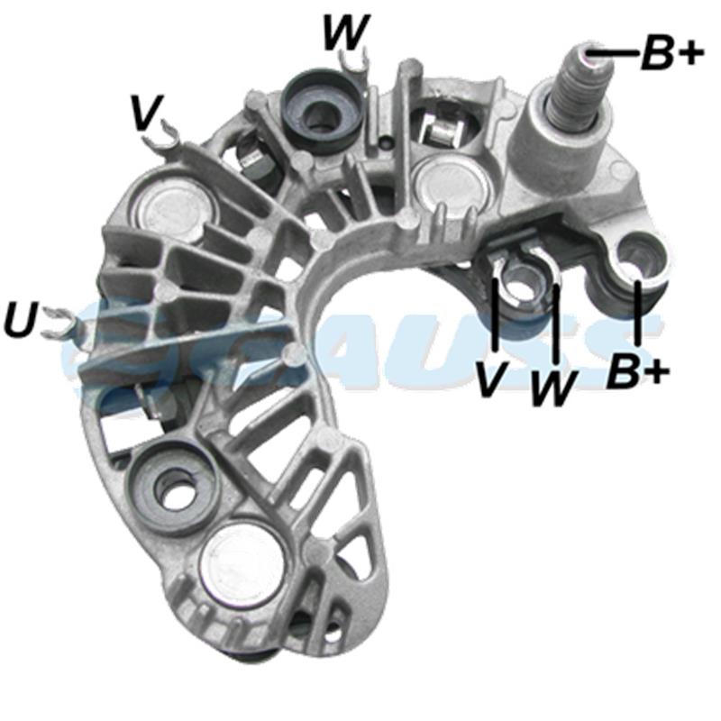 RECTIFICADOR KIA SOUL 2.0L HYUNDAI ELANTRA I-30 120AMP 6X50A (GA913) TIPO VALEO