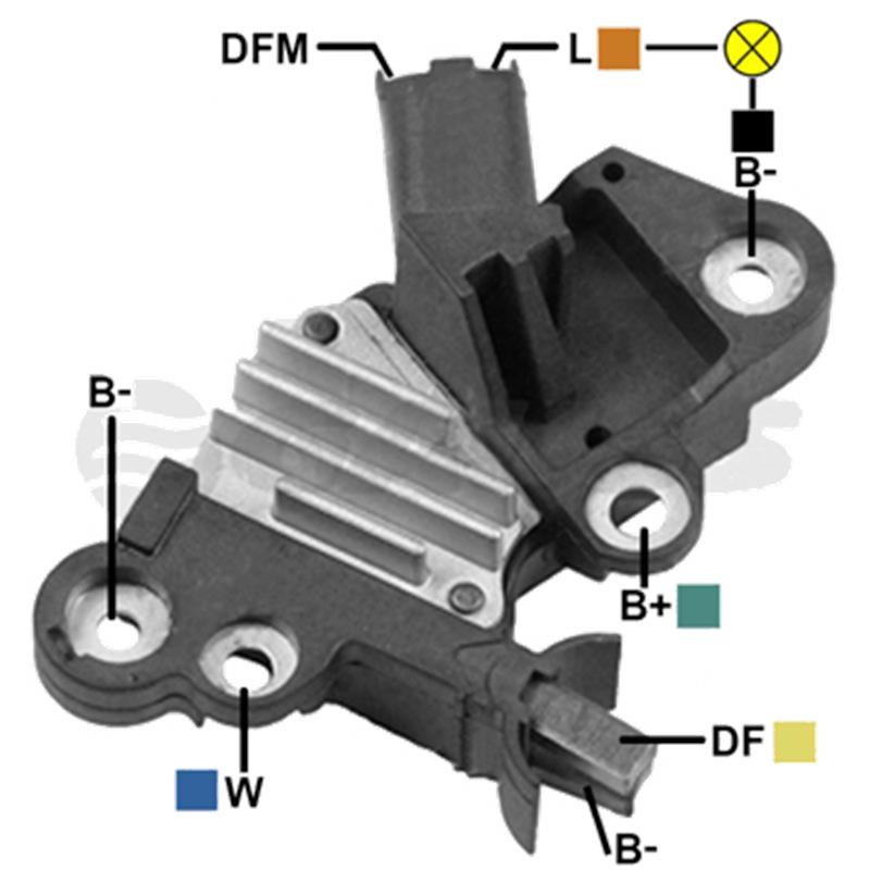 REGULADOR PEUGEOT 407 MODELOS 2005-2007 12 2 DFM-L TIPO BOSCH