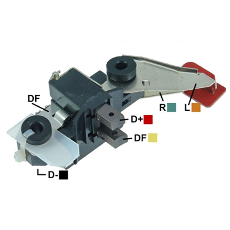 [IM205,VRH2009-18] REGULADOR MITSUBISHI CANTER 12V 2 TERMINALES IG-L TIPO MITSUBISHI CONECTOR EN T