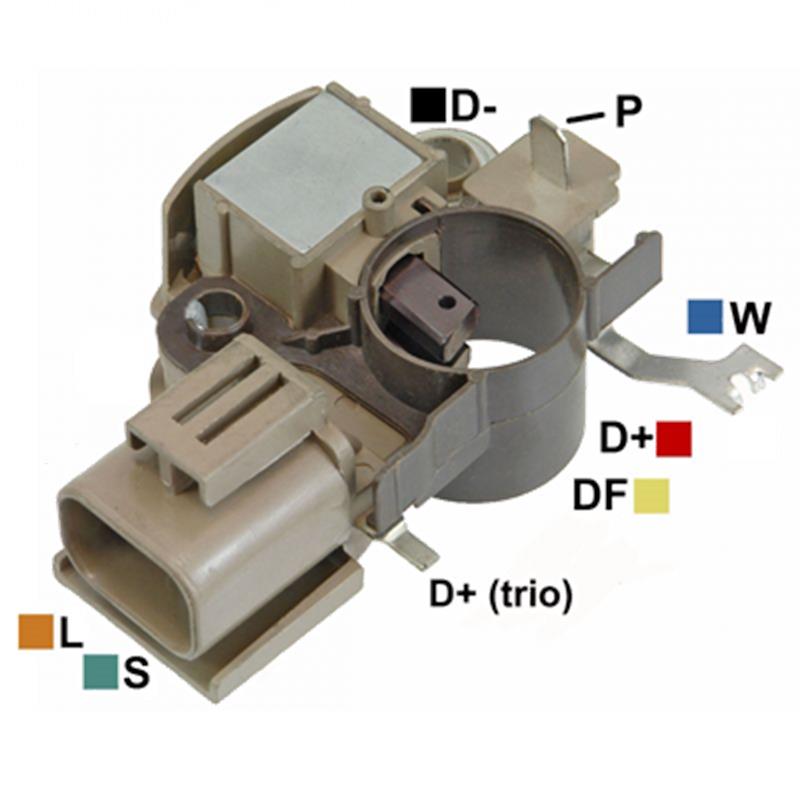 [IM265,VRH2009-7] REGULADOR MAZDA 323 626 B2000 12 SALIDA STATOR RPM 2 L-S TIPO MITSUBISHI