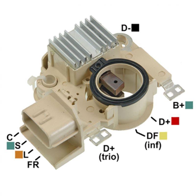 REGULADOR JAC J2 J3 ZOTYE NOMADA 12 4 C-S-L-FR TIPO MITSUBISHI (GA1388)