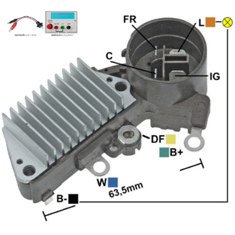 REGULADOR HONDA ACURA 1994-1995 12V C-FR-IG-L 31150P72003 126000-1410 126000-1860 126000-1880 132859