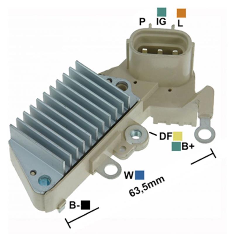 REGULADOR CATERPILLAR YANMAR 12 3 P-IG-L TIPO NIPPONDENSO