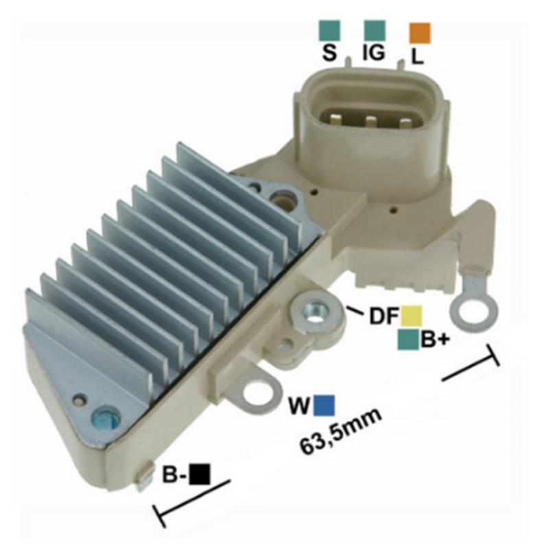 REGULADOR TOYOTA TROOPER 4RUNNER TACOMA 12V S-IG-L TERMNINAL L SIN INDUCTANCIA