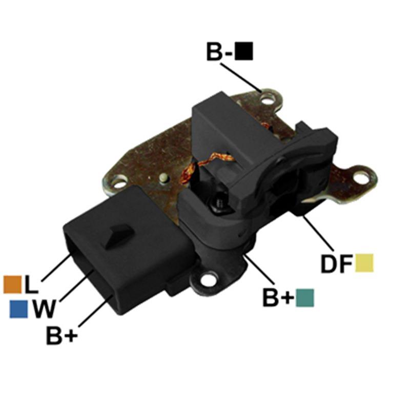 [F794B,GR786M] REGULADOR FORD 150 FORD 350 EXPLORER 12 CON PORTAESCOBILLAS 3 L-W-B+ TIPO MOTORCRAFT (GA1201)