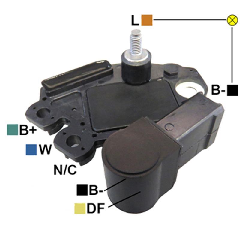 [M551,VRPR3534] REGULADOR CHEVROLET SAIL CORSA EVOLUTION 12 TORNILLO TIPO VALEO (GA1808-GA1825)