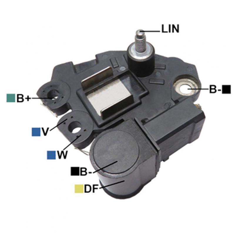 REGULADOR INTELIGENTE FORD FOCUS 2.0NEW FIESTA 12 CON TERMINAL (LIN) TIPO VALEO (GA1831)