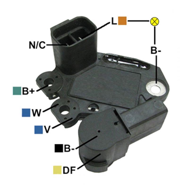 [M535, 37370-22650] REGULADOR HYUNDAI ACCENT VERNA GYRO TUCSON KIA SPORTAGE RIO 12 2 L-N C TIPO VALEO (GA1826)
