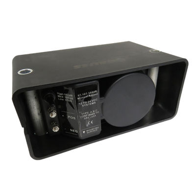 PITO REVERSA 3 TONOS GRADUABLE PARA MAQUINARIA 12V-36V ALTO:112DB MEDIUM:107DB LOW:97DB