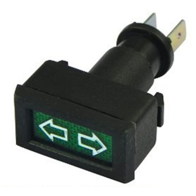SWITCH PILOTO INDICADOR DIRECCIONALES LENTE VERDE