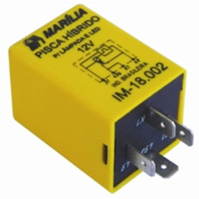 FLASHER ELECT 4P 12V PARA BOMBILLOS LED 300W