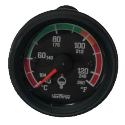 [050838N] MARCADOR TEMPERATURA AGUA MECANICO 144" 3 66M ESCALA COLOR ARO NEGRO