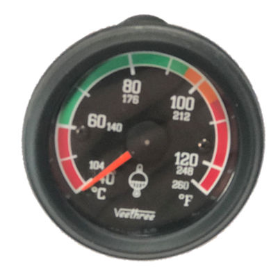 [050839C] MARCADOR TEMPERATURA AGUA MECANICO 200" 5.08MM ESCALA COLOR ARO CROMADO