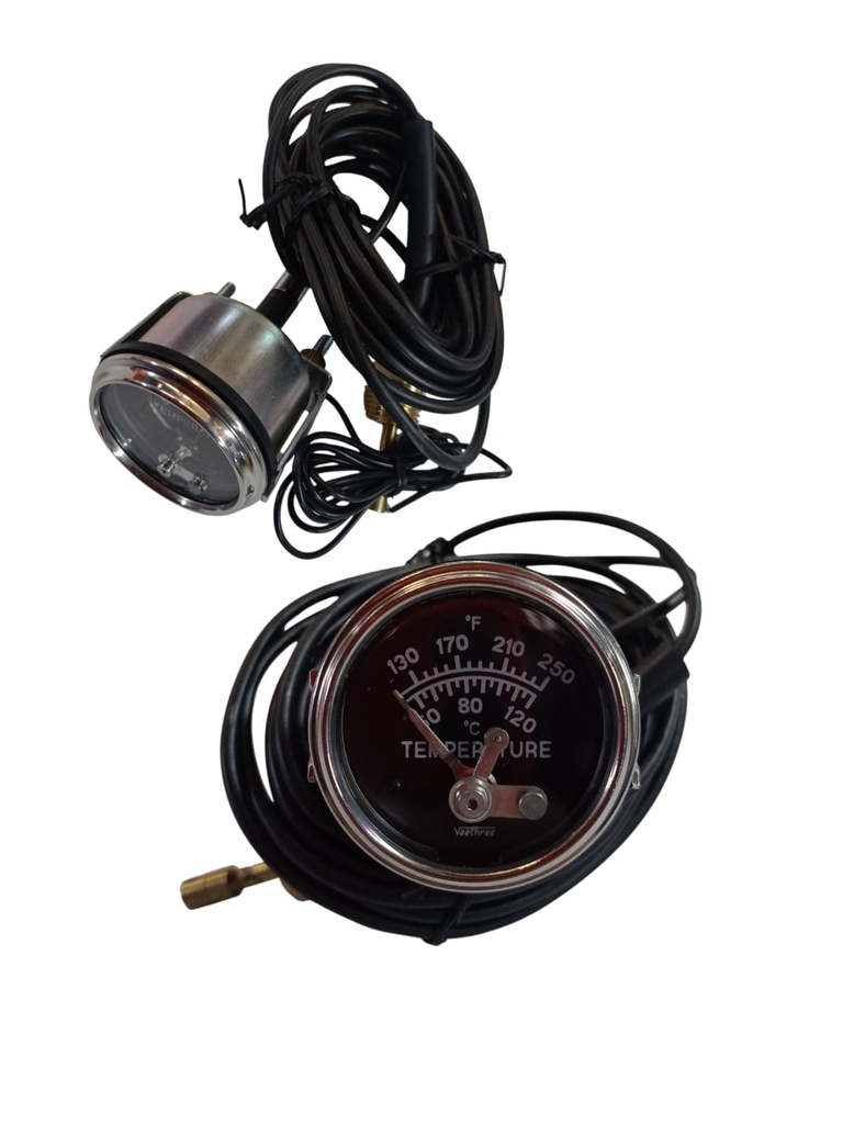 [059167] MARCADOR TEMPERATURA AGUA MECANICO 200" 5.08M SISTEMA MORPHY ARO CROMADO 059167