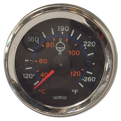 [59214] MARCADOR TEMPERATURA AGUA MECANICO 300" 7.63M BARCO ARO CROMADO