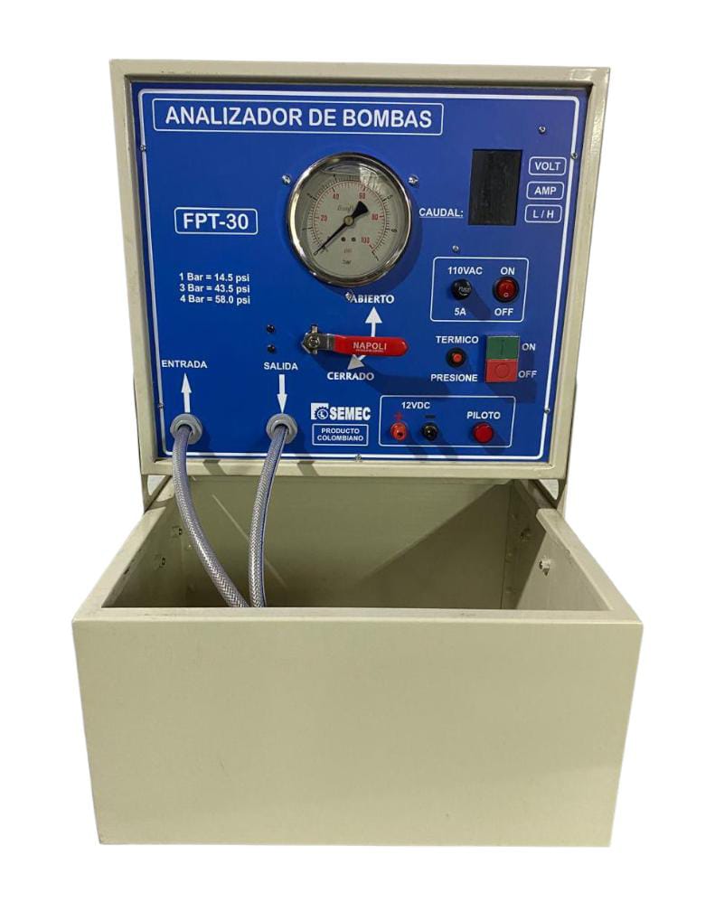 [FPT30] EQUIPO PROBADOR DE BOMBAS MANOMETROS DIGITALES