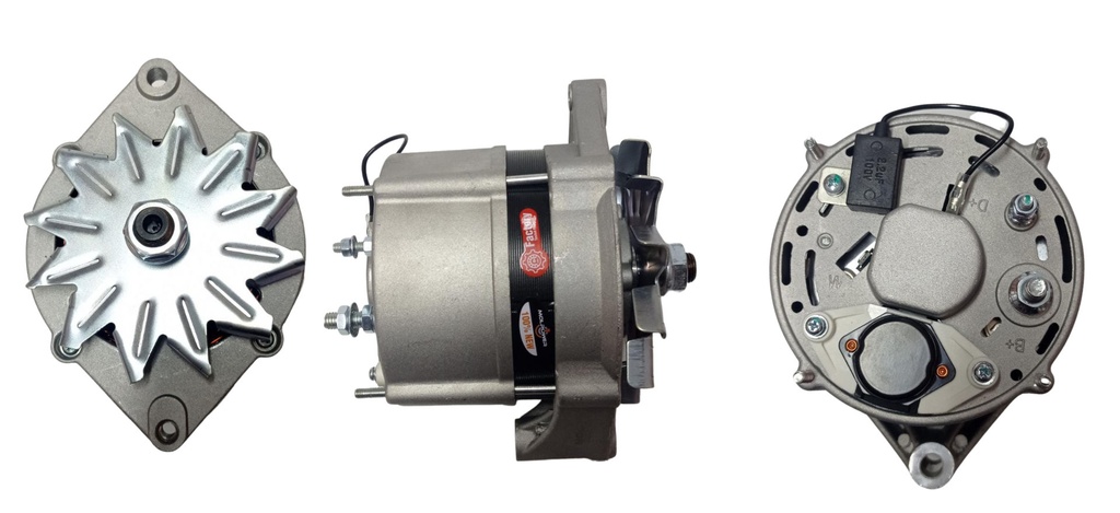 ALTERNADOR CASE JOHN DEERE MAQUINARIA 12V 80AMP 8PK T:BOSCH V:EXT(GA027)