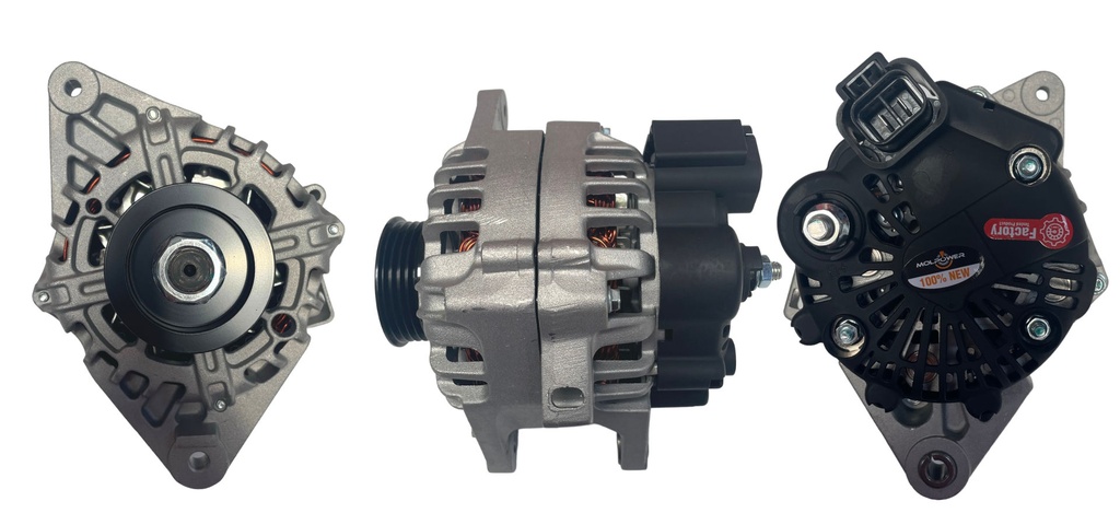 ALTERNADOR HYUNDAI ACCENT ELANTRA GETZ TUCSON KIA CERATO KIA RIO 12V 110AMP 2P P:4PK T:VALEO V:INT(GA802 GA1364)