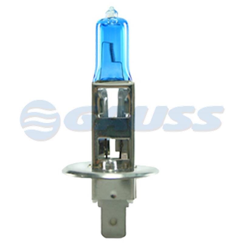 [64151CBI] BOMBILLO FAROLA AZUL MAX LIGHT 110%+ H1 12V 55W /CAJAX1 UNID. MOTOCICLETA