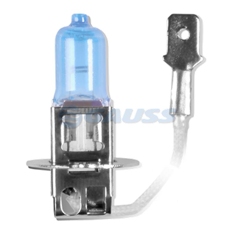 [62201CBA] BOMBILLO HALOGENO H3 PK22S 12V 100W FARO MAXLIGHT 110% MAS LUZ 5000K PREMIUM CAJA UNIDAD 62201CBA