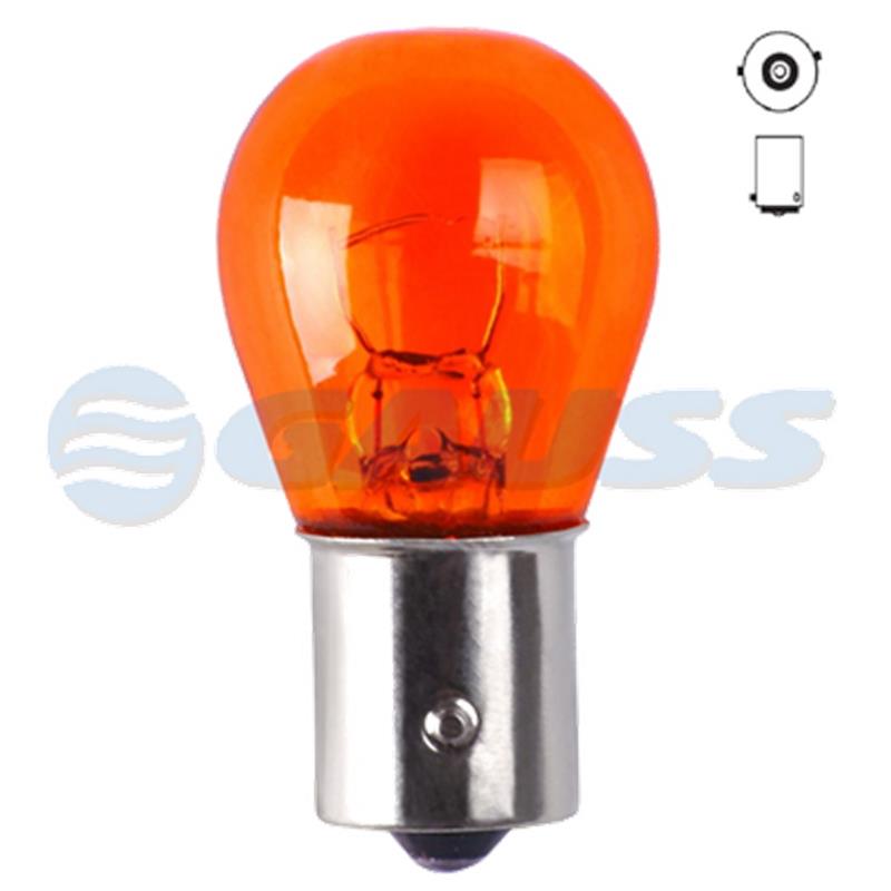 BOMBILLO MINIATURA 1034 BAU15S PY21W 12V 215W DIRECCIONAL AMBAR PIN DIAGONAL STD CAJA X 10 1987302812 7507 1056 MOTOCICLETA