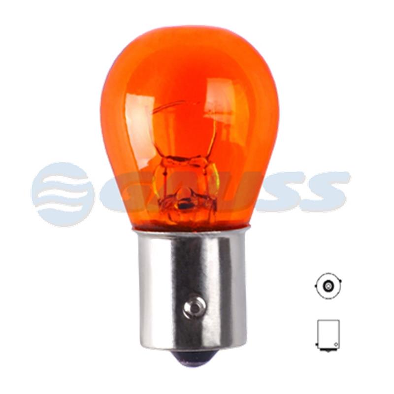 BOMBILLO MINIATURA 1141 BAU15S PY21W 24V 21W DIRECCIONAL AMBAR PIN DIAGONAL STD CAJA X 10 1987302866 7510 GL1056B 13496