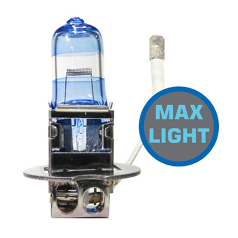 [64151NBU] BOMBILLO HALOGENO H3 PK22S 12V 55W FARO MAXLIGHT PERFORMANCE 110% MAS LUZ 40M + 20% LUMINOSIDAD PREMIUM DUOPACK 64151NBU