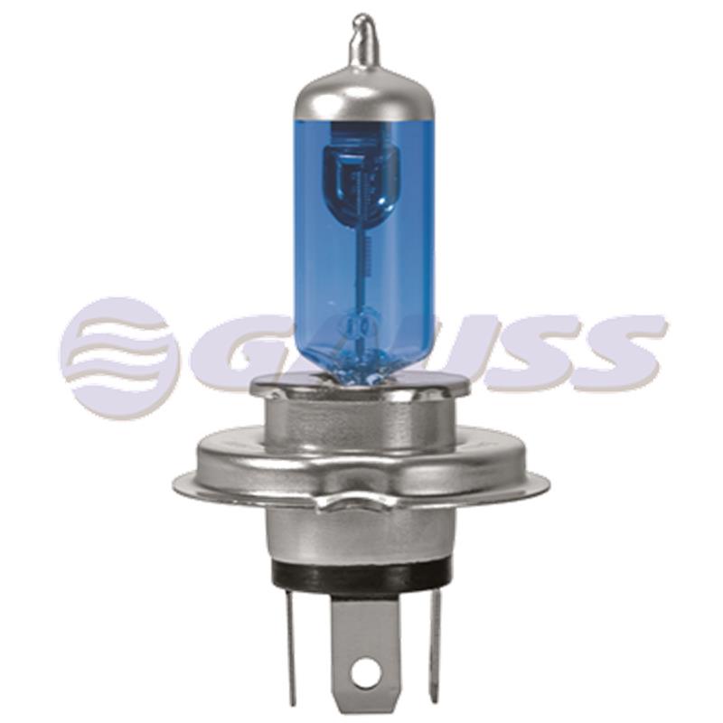 [62203CBA] BOMBILLO HALOGENO H4 P43 12V 90100W FARO MAXLIGHT 110% MAS LUZ 5000K PREMIUM CAJA UNIDAD 62203CBA