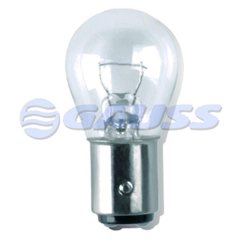 [7225] BOMBILLO MINIATURA 1141 BZ15D PY21W 12V 214W DIRECCIONAL PIN DIAGONAL STD CAJA X 10 1987302812 7225 1056 12594