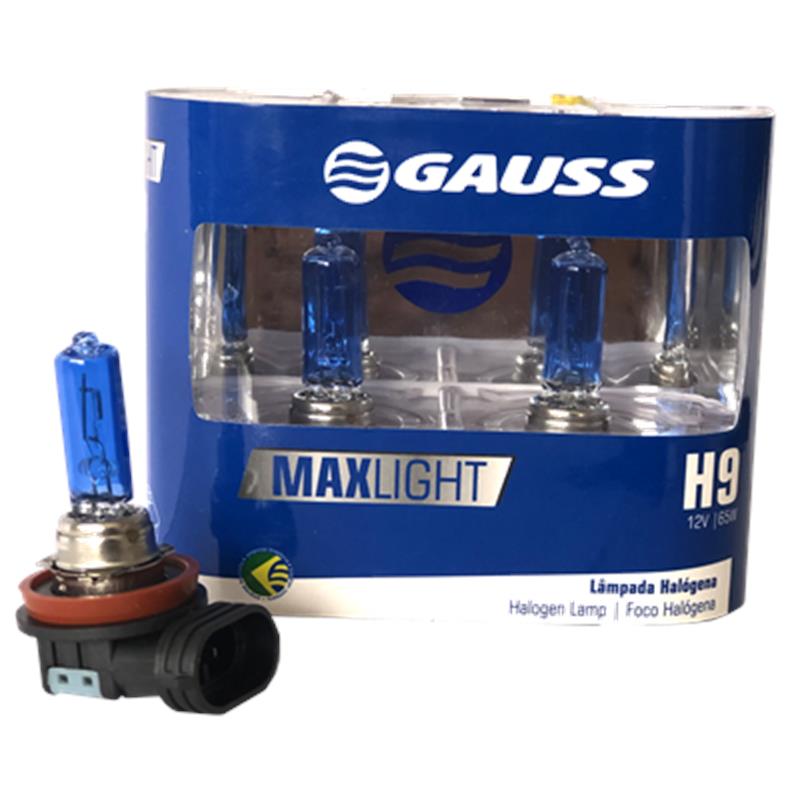 [64213CBA] BOMBILLO HALOGENO H9 PGJ19-5 12V 65W FARO MAXLIGHT 110% MAS LUZ 5000K PREMIUM DUOPACK 64213CBA