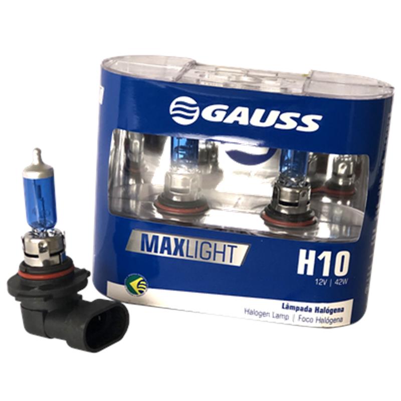 [9145CBA] BOMBILLO HALOGENO H10 PY20D 12V 42W FARO MAXLIGHT 110% MAS LUZ 5000K PREMIUM DUOPACK 9145CBA