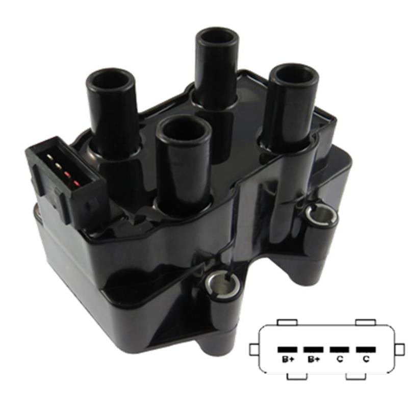 BOBINA ENCENDIDO PEUGEOT 205 306 CITROEN XSARA SAXO XANTIA 4 P  LEIG003   SD-3074