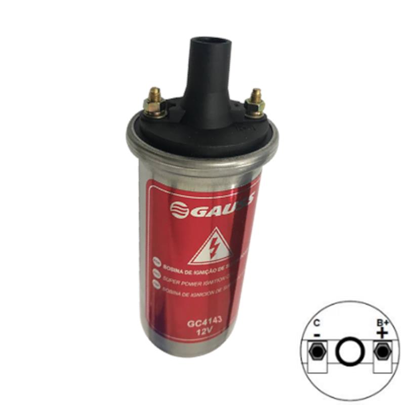 [UF2 TIPO BOTELLA] BOBINA ENCENDIDO ELECTRONICO TIPO BOTELLA  ROJA  UNIVERSAL 12V 2P GC4143  GC4177  9220081067