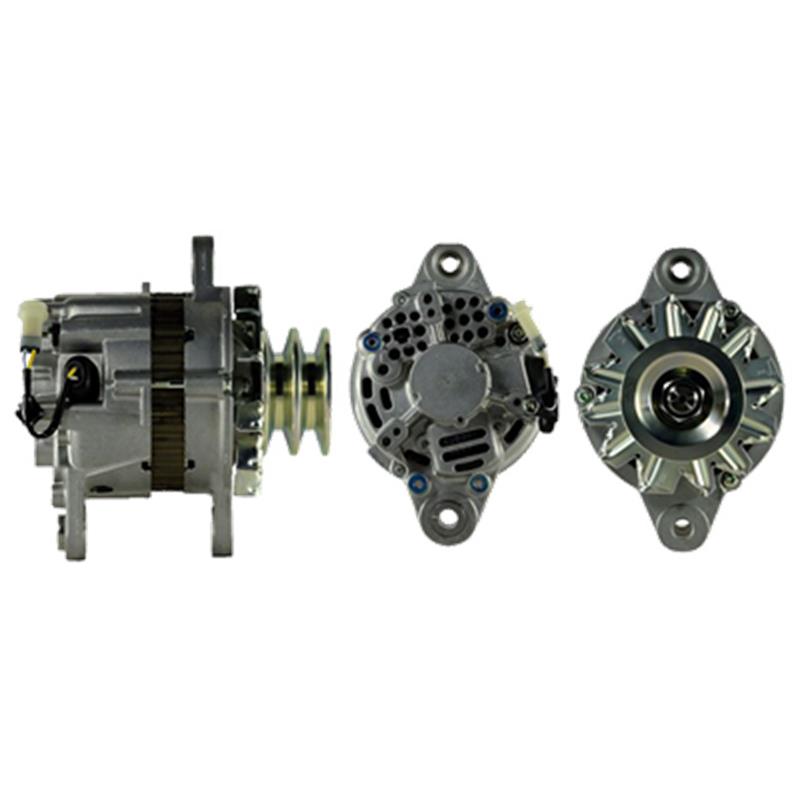 ALTERNADOR RETROEXCAVADORA CATERPILLAR KOBELCO 6D16 24V 40AMP 80MM 1PIN P: 2V T:MITSUBISHI V:EXT(GA799) 12308N