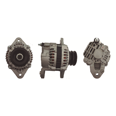 ALTERNADOR 4D31 FUSO Y ADAPTACIONES 12V 80AMP FOOT A FOOT 80MM 2PINES P: 2V T:MITSUBISHI V:INT(GA797)